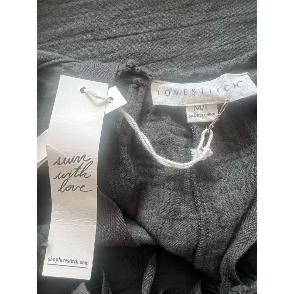 Love stitch Gause Midi Dress Women’s size M/L